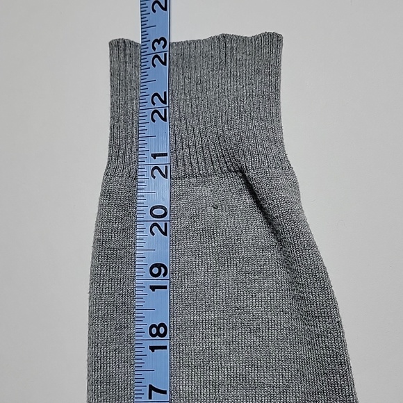 Karen Scott Cardigan Sweater Open Front Waterfall Longsleeve Drape Ruffle Grey S - Picture 14 of 14